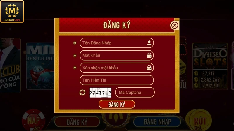 Điền chuẩn xác từng thông tin theo biểu mẫu có sẵn